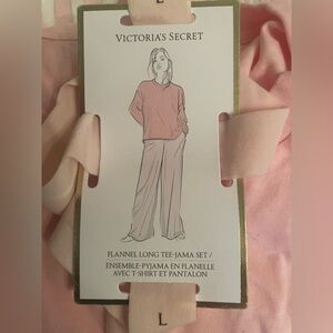 NWT Victoria's Secret Pink Flannel Pajama Set